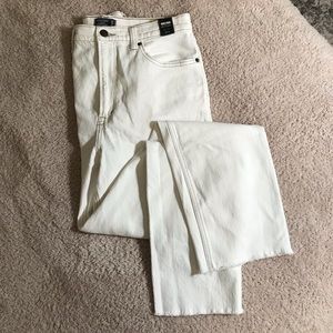 NWT White High Rise Zoe Straight Jeans, size 28/6 Long